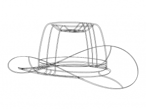 Western Cowboy Hat Modelo 3D