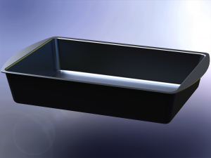 Cooking Mould Rectangle 25X38CM 3Dモデル