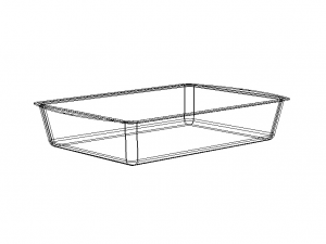 Cooking Mould Rectangle 25X38CM 3D-Modell