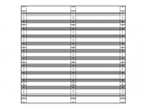 Wood Block Pallet 48 x 40 in 3D-Modell