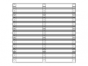 Wood Block Pallet 48 x 40 in 3D-Modell