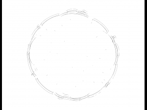 Wireframe Shape Geometric Sports Ball 3D Принт Модель