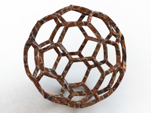 Wireframe Shape Geometric Soccer Ball 3D प्रिंट मॉडल