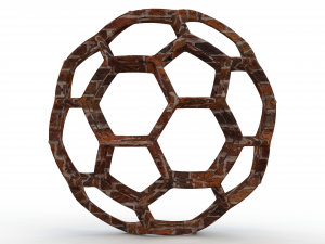 Wireframe Shape Geometric Soccer Ball Modelo de impresión 3D