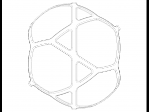 Wireframe Shape Geometric Simple Ball 3D Принт Модель