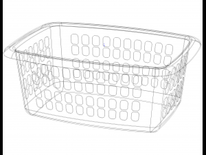 Multi-Purpose Home Storage Basket 65CM Width Modello 3D