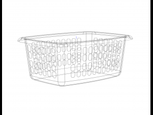Multi-Purpose Home Storage Basket 65CM Width Modello 3D