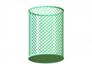 Office Pen Mesh Holder 10 cm 3D Model