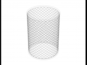 Office Pen Mesh Holder 10 cm 3D 模型