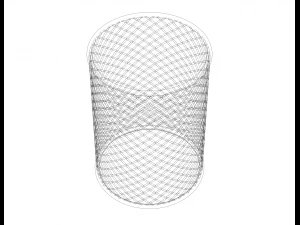 Office Pen Mesh Holder 10 cm 3D Model