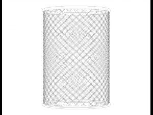 Office Pen Mesh Holder 10 cm 3D Model