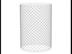 Office Pen Mesh Holder 10 cm 3D 模型