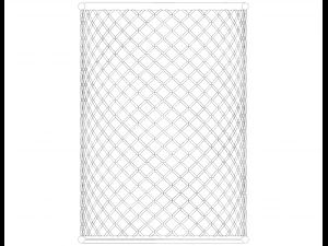 Office Pen Mesh Holder 10 cm 3D Model