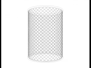 Office Pen Mesh Holder 10 cm 3D Model