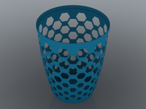 Multi-Purpose Round Basket 25 cm Width 3D-Druckmodell