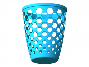 Multi-Purpose Round Basket 25 cm Width 3D Print Model