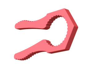 Manual Bottle Cap Opener 3D-Druckmodell