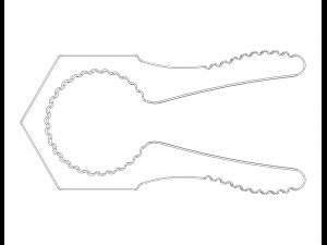 Manual Bottle Cap Opener 3D-Druckmodell