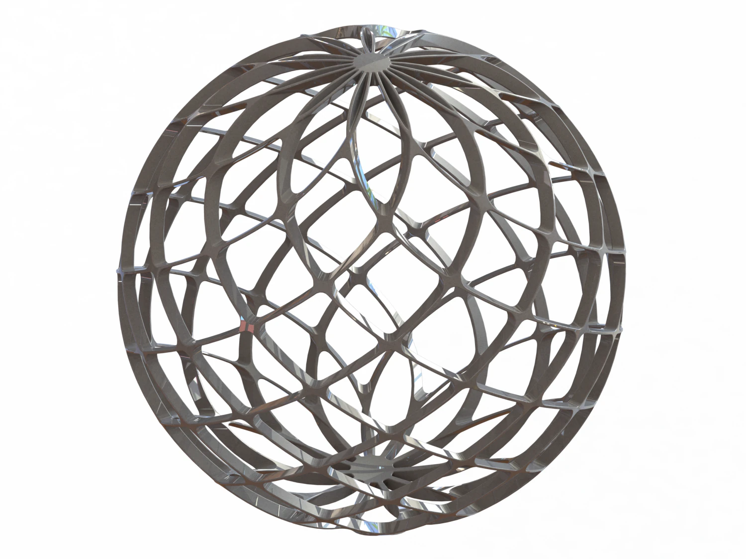Wireframe Shape Geo Complex Twisted Sphere 3D Print Model .c4d .max .obj .3ds .fbx .stl .blend 