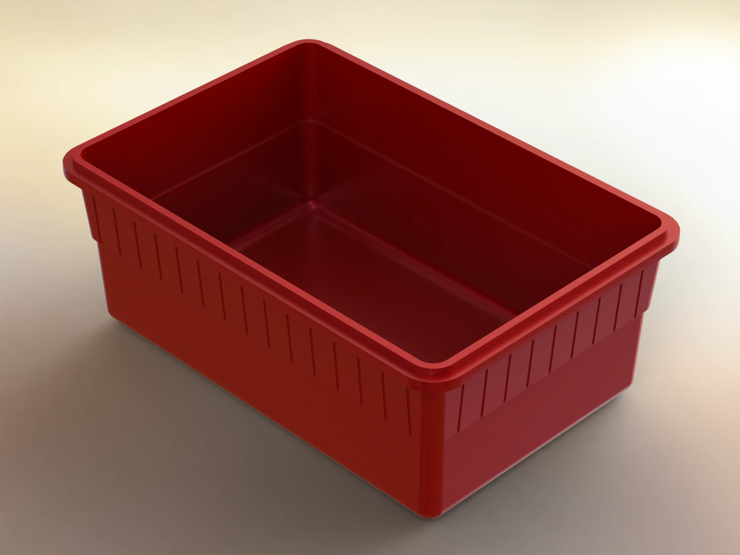 Caja de almacenamiento apilable Capacidad 1 litro Modelo de impresión 3D .c4d .max .obj .3ds .fbx .stl .blend 