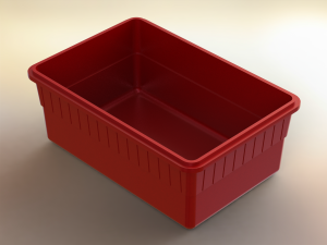 Stackable Storage Box Capacity 1 Liter 3D Print Model