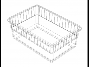 Stackable Storage Box Capacity 1 Liter 3D Print Model
