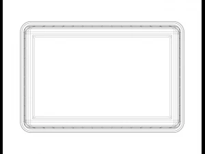 Caja de almacenamiento apilable Capacidad 1 litro Modelo de impresión 3D