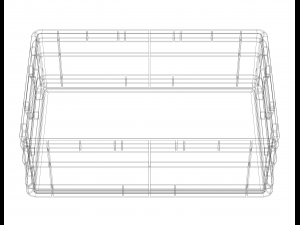 Stackable Storage Box Capacity 40 Liters 3D Принт Модель