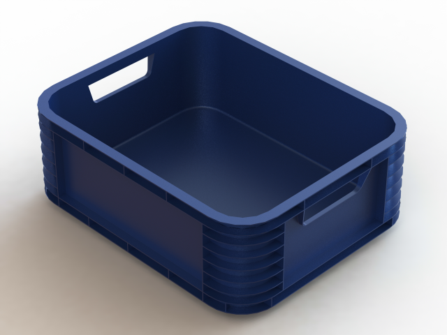 Stackable Storage Box Capacity 18 Liters 3D Принт Модель .c4d .max .obj .3ds .fbx .stl .blend 