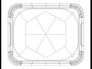 Contenitore impilabile, capacit&agrave; 18 litri Modello di stampa 3D