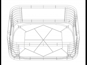 Stackable Storage Box Capacity 18 Liters 3D Принт Модель