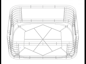 Contenitore impilabile, capacit&agrave; 18 litri Modello di stampa 3D
