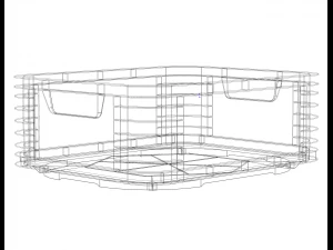 Contenitore impilabile, capacit&agrave; 18 litri Modello di stampa 3D