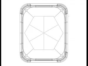 Contenitore impilabile, capacit&agrave; 18 litri Modello di stampa 3D