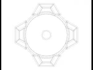 Sgabello in plastica Panchina piccola Modello di stampa 3D