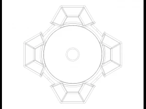 Sgabello in plastica Panchina piccola Modello di stampa 3D