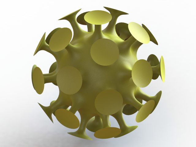 Suction Small Ball 3D 打印模型 .c4d .max .obj .3ds .fbx .stl .blend 