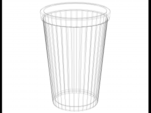 Faceted Plastic Mug 3D 打印模型