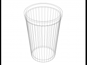 Faceted Plastic Mug 3D 打印模型