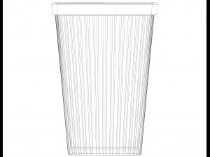 Faceted Plastic Mug 3D 打印模型