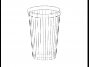 Faceted Plastic Mug 3D 打印模型