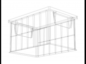Stackable Storage Bin Capacity 2 Litres 3D Print Model