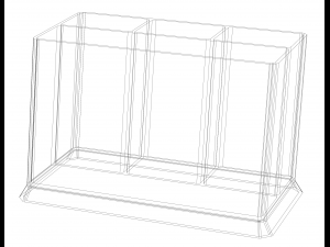 Plastic Multipurpose Holder 3D Print Model