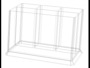 Plastic Multipurpose Holder 3D Print Model