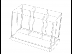 Plastic Multipurpose Holder 3D Print Model