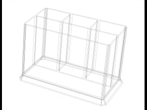 Plastic Multipurpose Holder 3D Print Model