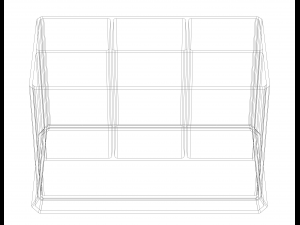 Plastic Multipurpose Holder 3D Print Model