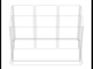 Plastic Multipurpose Holder 3D Print Model