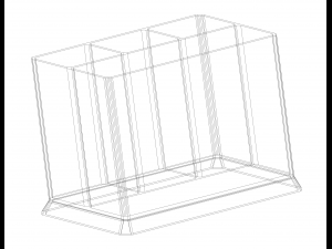 Plastic Multipurpose Holder 3D Print Model