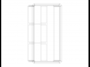 Plastic Multipurpose Holder 3D Print Model